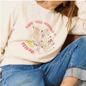 Anthropologie Animal Friends Crew-neck Sweatshirt size S